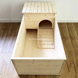 SDT006 Modern Printed Wooden Tortoise Turtle Terrarium Eco-Friendly Pet House with Print Pattern <strong>for</strong> Reptiles - Product Image 4