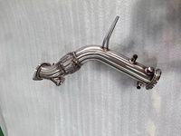 أنبوب عادم من الفولاذ المقاوم للصدأ لسيارات بي إم دبليو F10 LCI وF11 LCI وF07 GT LCI 530dx 535dx N57N N57Z موديلات 12-17 بقوة 245-313 حصان