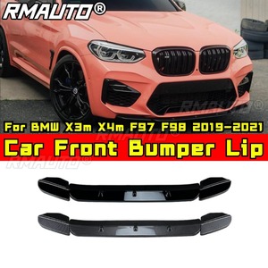 Front Bumper Splitter <b>Diffuser</b> Lip Bumper Protector Bumper Protector Body Kit For BMW X3m X4m F97 F98 2019-2021 <b>Car</b> Accessories - Product Image 1