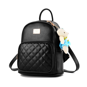 กระเป๋าเป้สะพายหลังหนังน้ำมันแบบใหม่สำหรับนักเรียนหญิง - Product Image 5