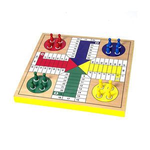 Juego de Mesa Educativo de Madera <span class=keywords><strong>Ludo</strong></span> y Serpientes y Escaleras, Venta al por Mayor de Fábrica, para Niños y Adultos - Product Image 2