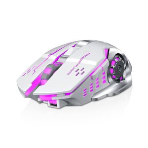 เมาส์เกมมิ่งไร้สายแบบชาร์จได้ ปรับ DPI ได้ พร้อมไฟหายใจ 7 สี - Product Image 4