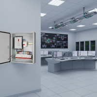 Tableau de distribution électrique basse tension 220VAC 380VAC SAIPWELL, panneau de commande électrique principal DC à fibre optique, en métal IP66