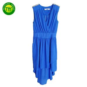 二手女士丝绸连衣裙加码时尚潮流预感正品品牌进口商包批发二手衣服 - Product Image 4