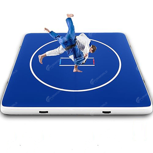 Pliable Portable Oem <span class=keywords><strong>Gonflable</strong></span> Tapis De Lutte Gymnastique Anti-dérapant <span class=keywords><strong>Piste</strong></span> D'air <span class=keywords><strong>3m</strong></span> X <span class=keywords><strong>3m</strong></span> Pvc pour Jiu Jitsu Bjj Mma Judo Formation - Product Image 2