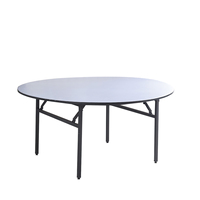 Ensemble de table à manger ronde pour événements de mariage, style luxe léger et contemporain, 1+10, avec nappe blanche et chaises