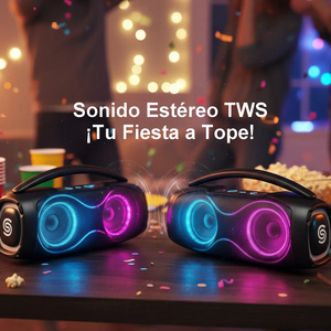 Altoparlante Portatile Hype V5.5 con Ingressi USB e Aux, Potenza 60W, Luci LED RGB, Batteria Ricaricabile da 5 Ore, Nero - Product Image 3