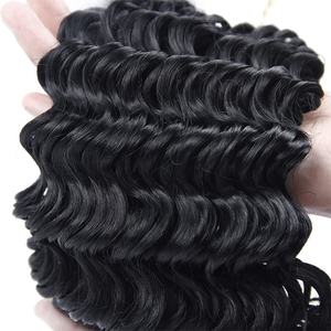 Onda profonda sintetica uncinetto capelli onda corpo morbido trecce capelli ondulati capelli intrecciati capelli intrecciati capelli - Product Image 4