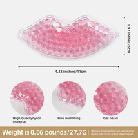 Compresses de gel réutilisables pour les lèvres, soin anti-âge, compresses chaudes et froides pour les lèvres, soulagement de la douleur, réduction des gonflements, soin beauté