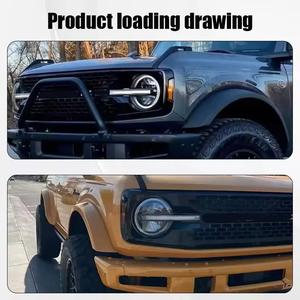 Buena calidad impermeable coche luz de conducción faro blanco <span class=keywords><strong>amarillo</strong></span> LED faro para <span class=keywords><strong>Ford</strong></span> <span class=keywords><strong>Bronco</strong></span> 2021-2023 - Product Image 3