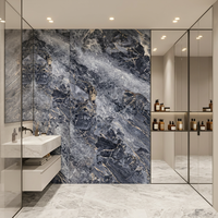 Panel de Pared para Ducha de PVC Gris Brillante de 1/1.2m, Panel Decorativo para Baño con Acabado UV Impermeable de la Mejor Calidad