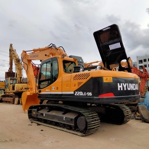 Excavatrice sur chenilles d'occasion Hyundai 220LC-9S 210W-9 d'origine coréenne, 20 tonnes - Product Image 1