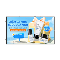 Écran d'affichage LED transparent haute luminosité de 43 pouces pour vitrine de magasin de détail, affichage publicitaire sur vitrine
