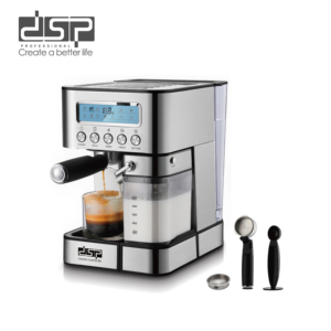 Dsp Hot Sale Oem Professionele 15bar Cafe Machine Espresso Koffie 1.8l 2 In 1 Machine Koffiezetapparaat Met Melk Dispenser - Product Image 1