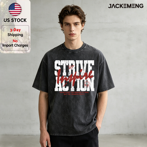 T-shirt Oversize Rosa Lavato Stile Streetwear Retro USA - Maglietta Hip Hop a Maniche Corte - Disponibile all'Ingrosso dal Magazzino Locale USA - Product Image 1