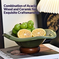 Huishoudelijke fruitbord keramische dinerbord voor woonkamertafels decoratief ornament snackbord