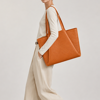 Sac fourre-tout en cuir véritable pour femmes Sac à main de luxe de Sac à de travail Shopper Office Travel Purse OEM ODM Custom