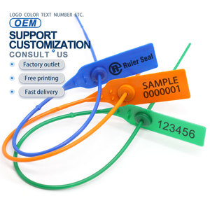 Rep004 Con dấu nhựa một thời gian sử dụng hải quan con dấu nhựa đôi khóa an ninh con dấu nhựa cho container hàng hóa - Product Image 3