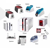 Impresora de Tarjetas de Identificación de PVC Dearcard P325E, Impresora de Tarjetas RFID NFC IC Blancas, Máquina Automática para Hacer Tarjetas de Membresía con Laminación para Oficina