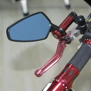 Nouveaux rétroviseurs <span class=keywords><strong>de</strong></span> moto pliables CNC, en alliage d'aluminium, verre bleu, grand angle, réglables, universels, <span class=keywords><strong>guidon</strong></span> <span class=keywords><strong>de</strong></span> 22 mm - Product Image 3