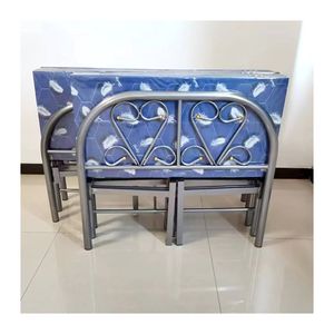 Meubles modernes robustes de haute qualité en gros <span class=keywords><strong>Lit</strong></span> simple temporaire <span class=keywords><strong>adulte</strong></span> pliant en métal durable - Product Image 2