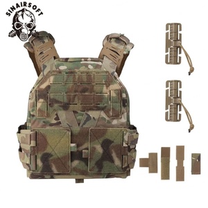 Gilet tactique léger et respirant à dégagement rapide pour la chasse en extérieur, porte-plaques de combat réglable - Product Image 1