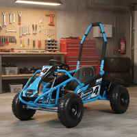 Hiperfect Nouveau Kart 98cc 4 Temps Buggy, Karting à Essence de Haute Qualité pour Enfant avec CE