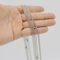 Collier chaîne Rolo petite maille en acier inoxydable 316L plaqué or rose, motif ancre tendance pour enfants, vente en gros
