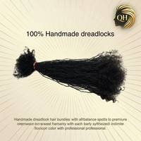 Extensiones de Cabello Humano Remy 100% Brasileño, Sisterlocks de 0.2cm, 6-30 Pulgadas, Hechas a Mano, Micro Interlocked Locs con Puntas Rizadas, Venta al por Mayor para Salones, Fábrica 18Y
