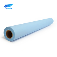 Rollos de Papel para Ploter CAD Azul de Doble Cara de Alta Calidad, 80g, Tamaños Personalizables para Dibujo e Impresión Profesional.
