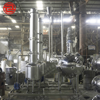 Évaporateur à vide électrique à film tombant pour l'éthanol Nouveau modèle pour une concentration efficace de liquide d'alcool dans les usines de fabrication