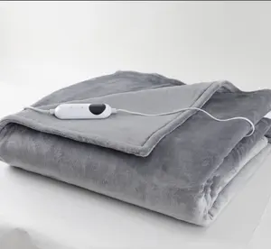 Hızlı ısıtıcılı battaniye makine yıkanabilir elektrikli atmak otomatik kapanma süper yumuşak rahat elektrikli USB ısıtmalı battaniye