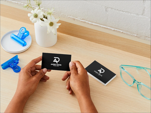 Kartu Nama Bisnis Promosi Hitam Putih Tebal Desain Gratis Kartu Kertas Berlapis MOQ Rendah 100pcs Cetak LOGO Kustom Diskon Besar - Product Image 5