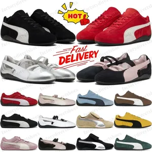 Zapatillas <span class=keywords><strong>Puma</strong></span> Speedcats para Mujer, Diseño Alemán, Pantuflas Casuales, Zapatos de Conducir para <span class=keywords><strong>Hombre</strong></span>, Zapatillas Planas de Gamuza, Zapatos de Cuero Bella - Product Image 1