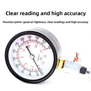 เกจวัดแรงดันน้ำมันเครื่องยนต์ WZAUTO รุ่น Professional TU-12 สำหรับเครื่องยนต์เบนซิน วัดแรงดันกระบอกสูบ 100PSI - Product Image 5