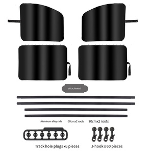 <span class=keywords><strong>Rideau</strong></span> de voiture à usage général en alliage d'<span class=keywords><strong>aluminium</strong></span> non magnétique <span class=keywords><strong>pour</strong></span> rail de voiture - Product Image 1
