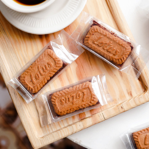 Bolsas de Embalaje para Postres de <span class=keywords><strong>Brownie</strong></span> Caramelo, Bolsas de Embalaje para Pasteles de Nieve, Bolsas de Plástico Transparente Autosellables con Bandeja de Plástico - Product Image 1
