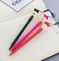 Stylo Cadeau de Bienvenue Créatif avec Tête de Poupée, Commémoratif des Récompenses Baccalauréat et Doctorat, en Plastique Durable, Sérigraphié