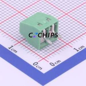 1751248 Screw Terminal Block Through hole Component (THT),P=3.5mm Connector 1x2P 3.5mm Green Through Hole - Product Image 2