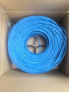 Câble Ethernet Cat6 UTP en vrac 23AWG CCA 305m 250MHz Câble réseau LAN Câble intérieur/extérieur OEM ODM - Product Image 1