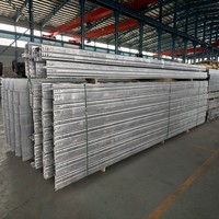 Échelle à câbles en acier galvanisé à chaud NEMA VE1, échelle industrielle robuste à marches, capacité de charge de 250 kg pour la distribution d'énergie