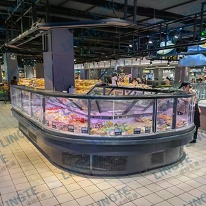 Vitrines de boucherie commerciales, comptoir de service de charcuterie, réfrigérateur de présentation de viande - Product Image 4