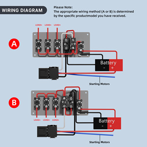 5 in 1 SPST on off Automotive Red LED Indicator Toggle <b>Switch</b> Panel 12v Engine Start <b>Push</b> <b>Button</b> Racing Ignition <b>Switch</b> Panel - Product Image 5
