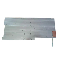 Refroidisseur en aluminium, plaque froide à eau en aluminium avec tube en cuivre intégré, plaque froide liquide