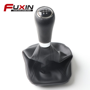 Pommeau de levier de vitesse de voiture à 5 vitesses manette de vitesse levier guêtre couvercle de botte pour Mercedes Benz C/E/GLK W203 W204 C300 W207 W212 noir - Product Image 1