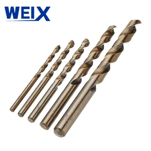 WEIX quality M35 hss drill bits cast iron cobalt aluminum metal tool bit drilling