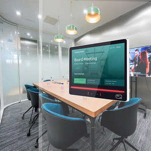 ウォールマウントAndroidPoeタブレット1013.3 15.621.5インチ会議室予約システムディスプレイ、周囲のLEDライト付き - Product Image 4