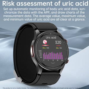 Relojes Digitales con ECG, PPG, Presión Arterial, Temperatura Corporal, Reloj Inteligente <span class=keywords><strong>2022</strong></span> con Sensor de Presión Arterial - Product Image 3