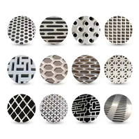 Meilleures ventes : Tôles perforées en acier inoxydable à motif nid d'abeille, mailles rondes et carrées pour applications architecturales