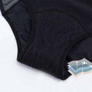 Vente en gros Sous-vêtements menstruels sport Australie <span class=keywords><strong>Culotte</strong></span> absorbante 4 couches <span class=keywords><strong>Culotte</strong></span> étanche Sous-vêtements menstruels en nylon Culottes pour femmes - Product Image 4